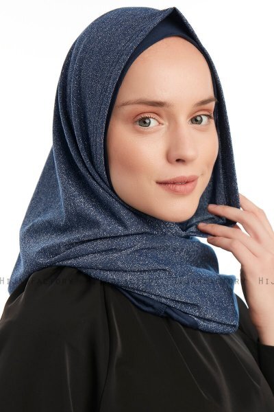Taliah - Navy Blue One Piece Hijab
