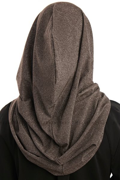 Taliah - Brown One Piece Hijab