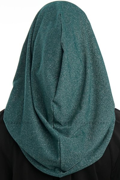 Taliah - Dark Green One Piece Hijab