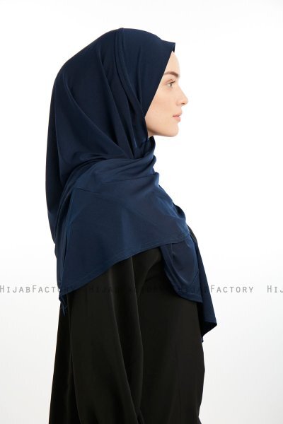 Nermin - Navy Blue Sandy Scarfs Hijab