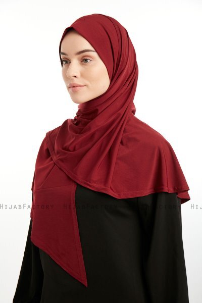 Nermin - Bordeaux Sandy Scarfs Hijab