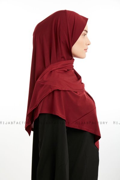 Nermin - Bordeaux Sandy Scarfs Hijab