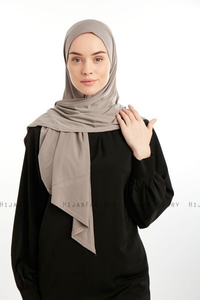 Nermin - Dark Taupe Sandy Scarfs Hijab