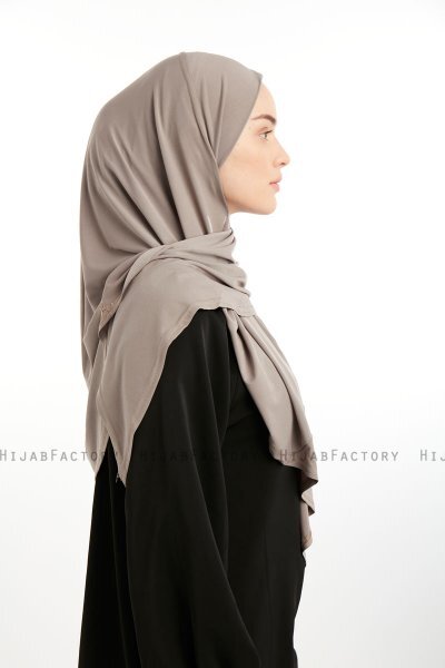 Nermin - Dark Taupe Sandy Scarfs Hijab