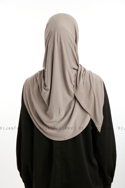Nermin - Dark Taupe Sandy Scarfs Hijab