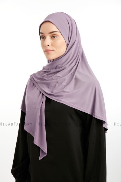 Nermin - Dark Purple Sandy Scarfs Hijab