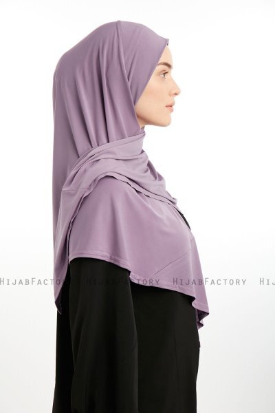 Nermin - Dark Purple Sandy Scarfs Hijab
