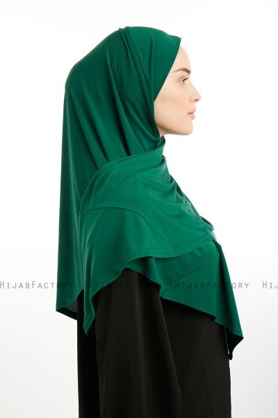 Nermin - Dark Green Sandy Scarfs Hijab