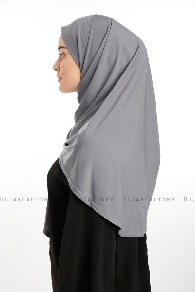 Nermin - Dark Grey Sandy Scarfs Hijab