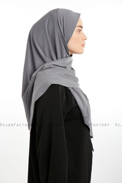 Nermin - Dark Grey Sandy Scarfs Hijab