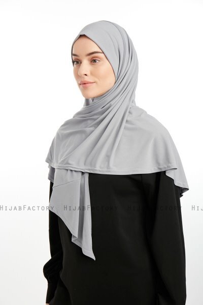 Nermin - Light Grey Sandy Scarfs Hijab