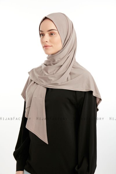 Nermin - Stone Grey Sandy Scarfs Hijab