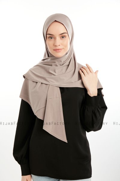 Nermin - Stone Grey Sandy Scarfs Hijab