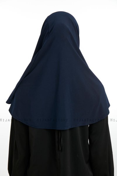 Ilay - Navy Blue Sandy Turban Hijab