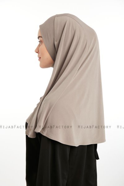 Ilay - Dark Taupe Sandy Turban Hijab