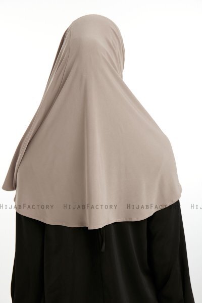 Ilay - Dark Taupe Sandy Turban Hijab