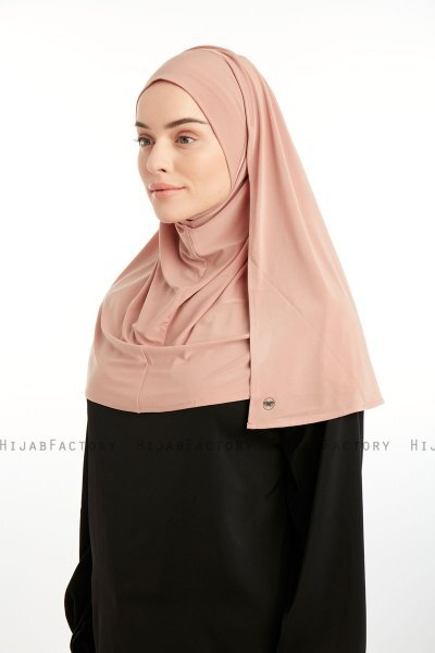 Ilay - Salmon Sandy Turban Hijab