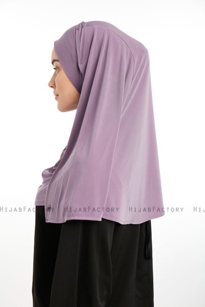 Ilay - Dark Purple Sandy Turban Hijab