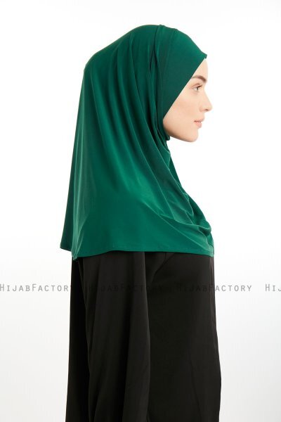 Ilay - Dark Green Sandy Turban Hijab