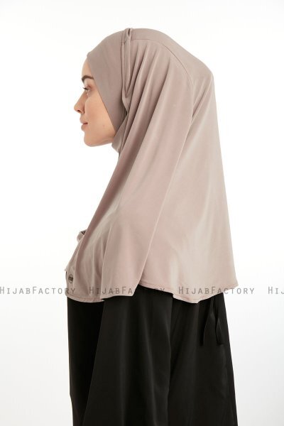 Ilay - Stone Grey Sandy Turban Hijab