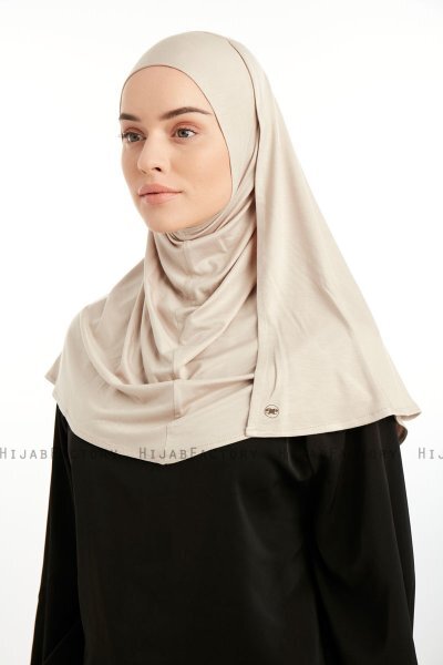 Feriha - Beige Viscose Turban Hijab