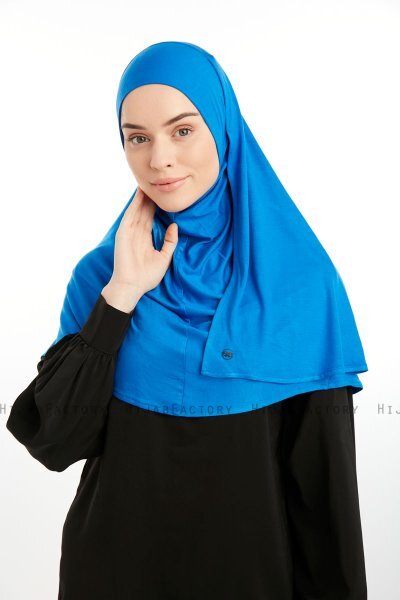 Feriha - Blue Viscose Turban Hijab