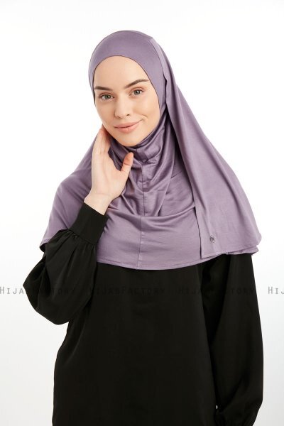 Feriha - Dark Purple Viscose Turban Hijab