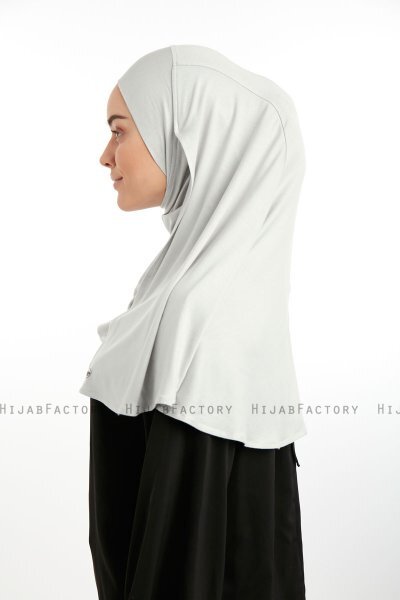 Feriha - Light Grey Viscose Turban Hijab