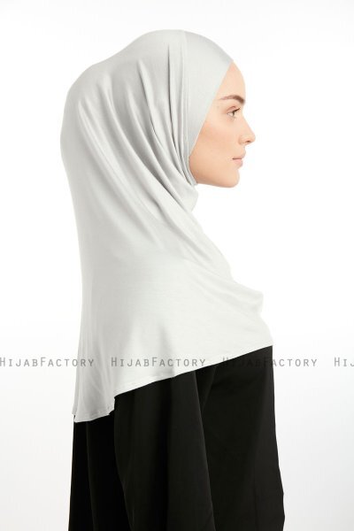 Feriha - Light Grey Viscose Turban Hijab