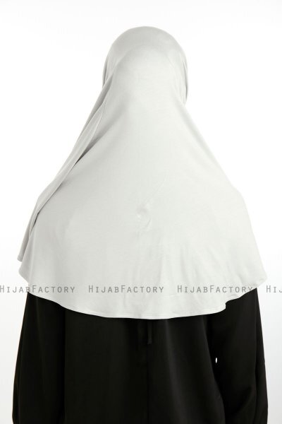 Feriha - Light Grey Viscose Turban Hijab