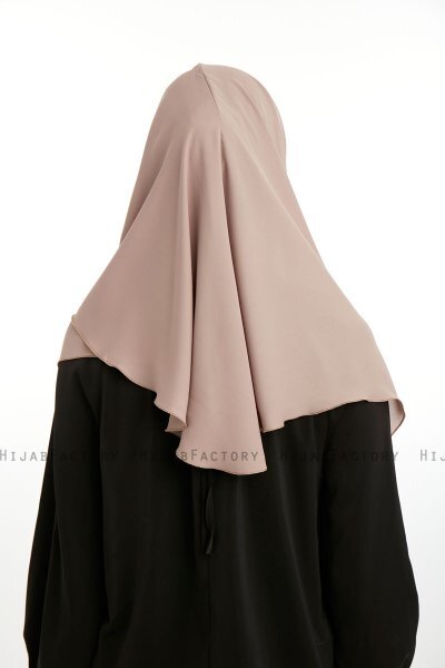 Bengi - Dark Taupe Micro Krep Turban Hijab