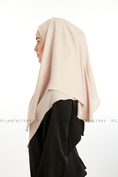Bengi - Light Taupe Micro Krep Turban Hijab