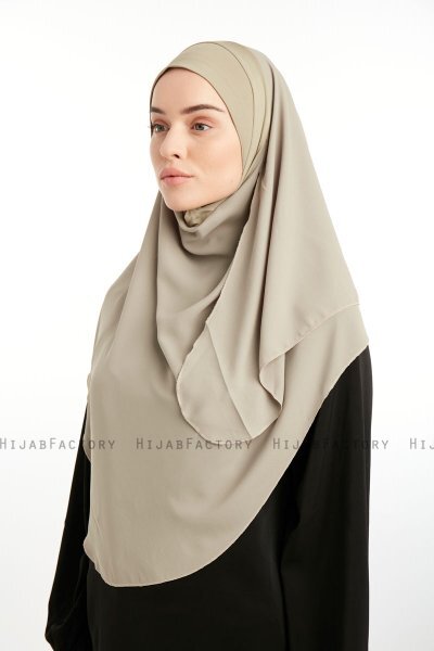 Bengi - Green Micro Krep Turban Hijab