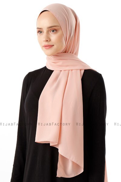 Hadise - Salmon Chiffon Hijab