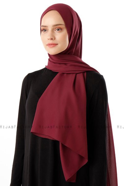 Hadise - Plum Chiffon Hijab