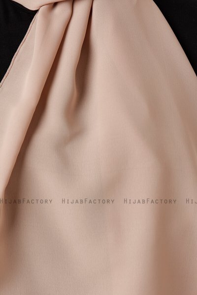 Hadise - Dark Beige Chiffon Hijab