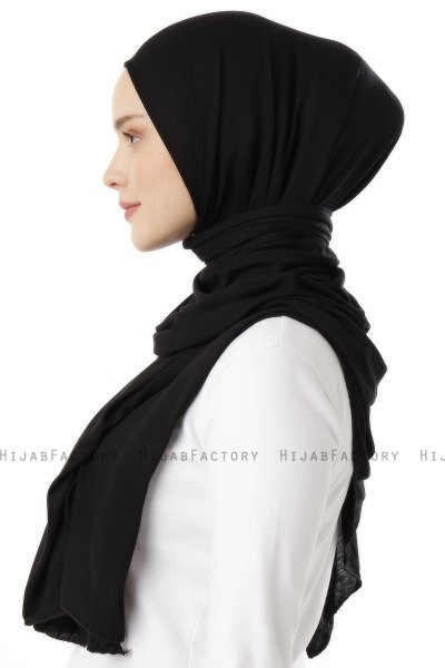 Neylan - Black Basic Jersey Hijab