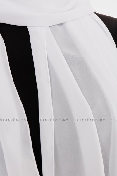Esra - White Chiffon Hijab