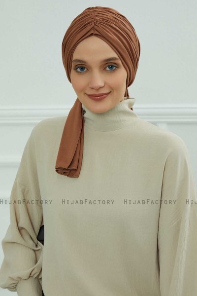 Amy - Caramel Cotton Turban