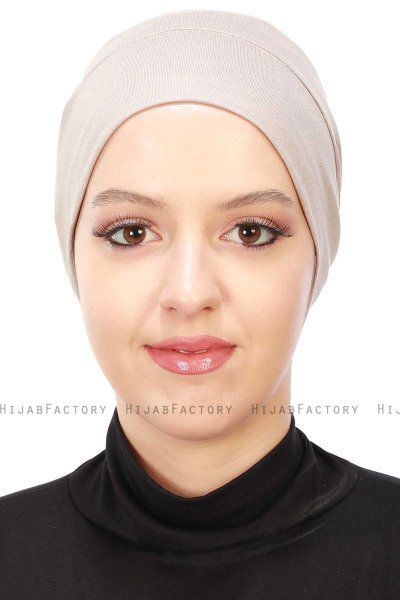 Stella - Taupe Cotton Turban