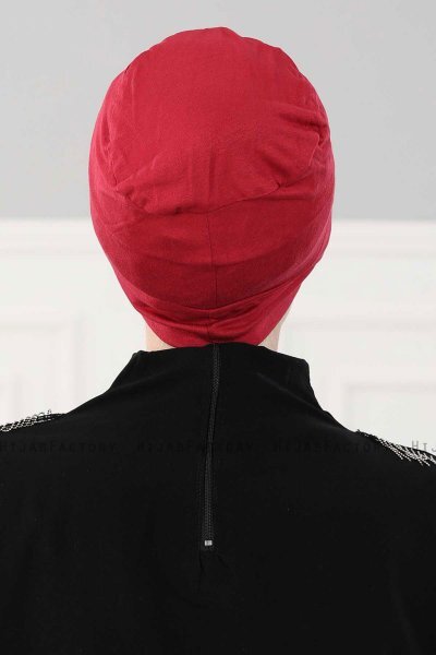 Stella - Bordeaux Cotton Turban
