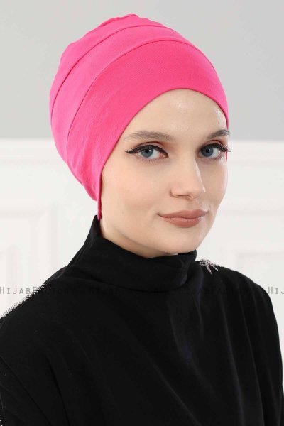 Stella - Fuchsia Cotton Turban