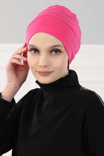 Stella - Fuchsia Cotton Turban