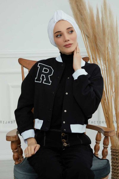 Laura - White Cotton Turban