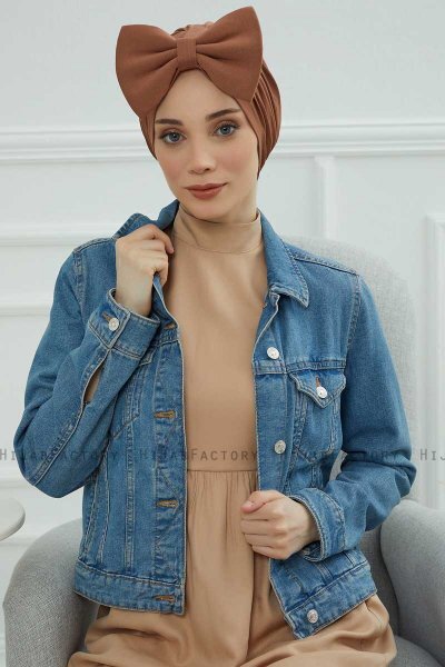 Julia - Caramel Cotton Turban