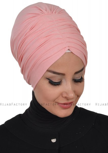 Wilma - Dusty Pink Cotton Turban - Ayse Turban