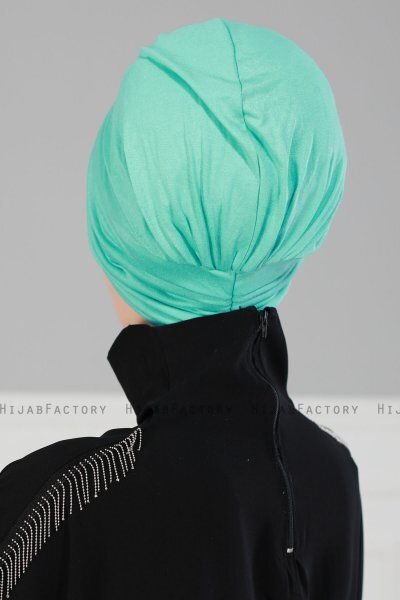 Wilma - Turquoise Cotton Turban - Ayse Turban