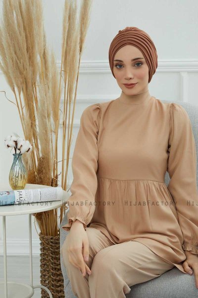 Wilma - Caramel Cotton Turban