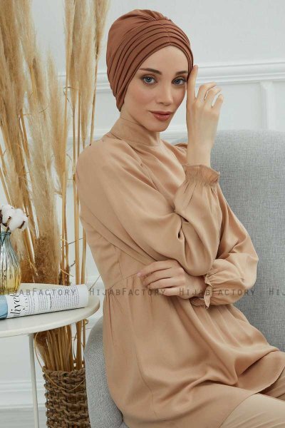 Wilma - Caramel Cotton Turban
