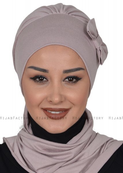 Bianca - Taupe Cotton Turban